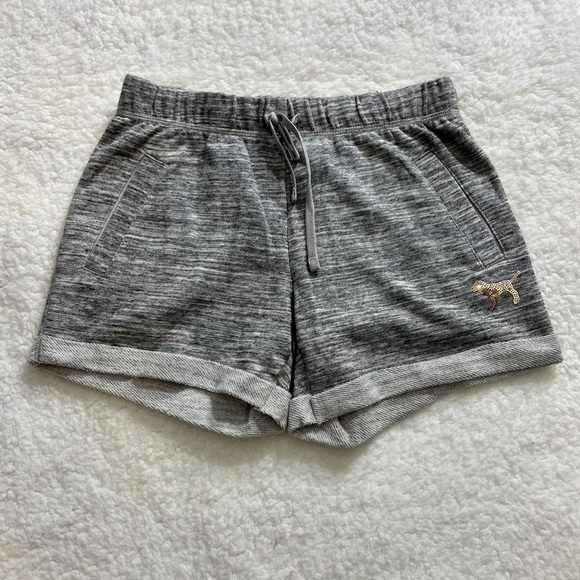 VS PINK Bling Flower Boyfriend Shorts XS - Picture 3 of 10